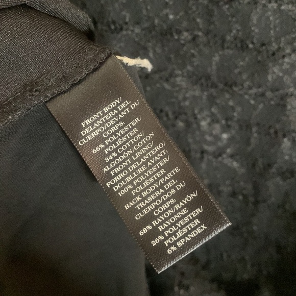 Ann Taylor Black Lace Top | Small - Picture 4 of 4